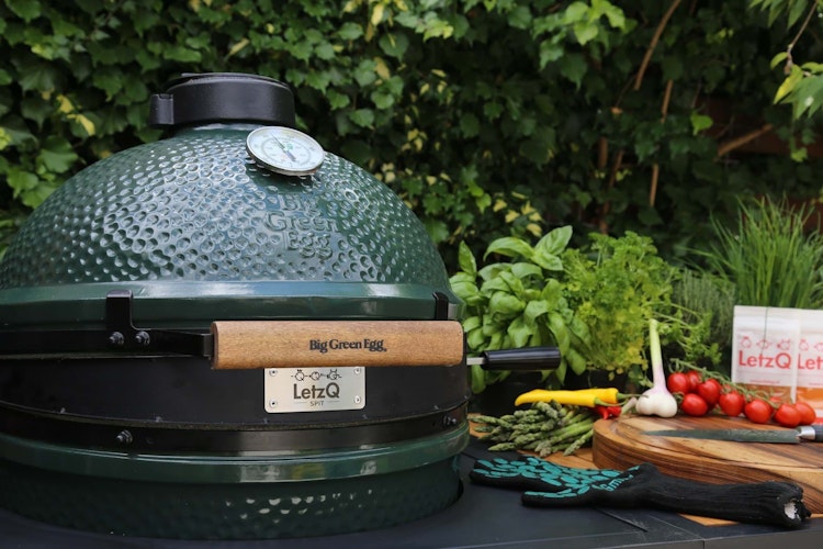 Big Green Egg Rotisserie LetzQ für das Big Green Egg XL
