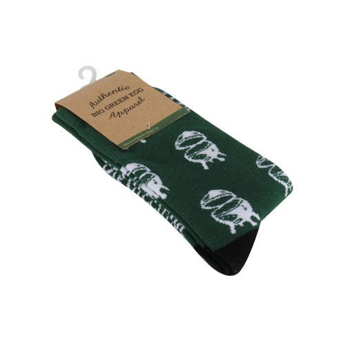 Big Green Egg Socken - Egg - Grün