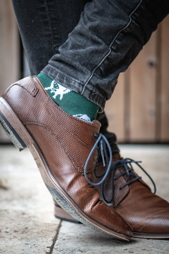 Big Green Egg Socken - Egg - Grün