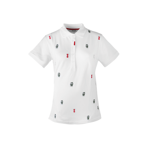 Big Green Egg Golf Poloshirt - Männer - Weis