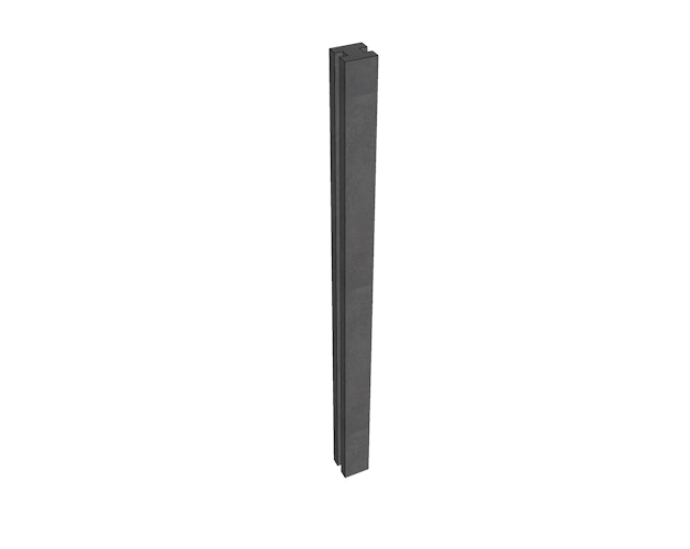 WWOO Beton-Mittelpfosten, anthrazit 200x11,5x11,5 cm