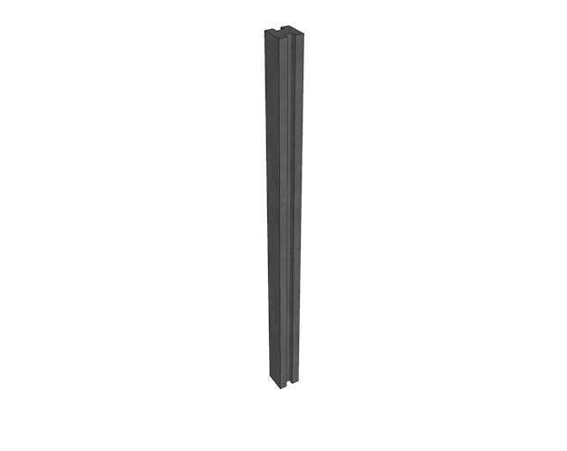 WWOO Beton-Mittelpfosten, anthrazit 200x11,5x11,5 cm