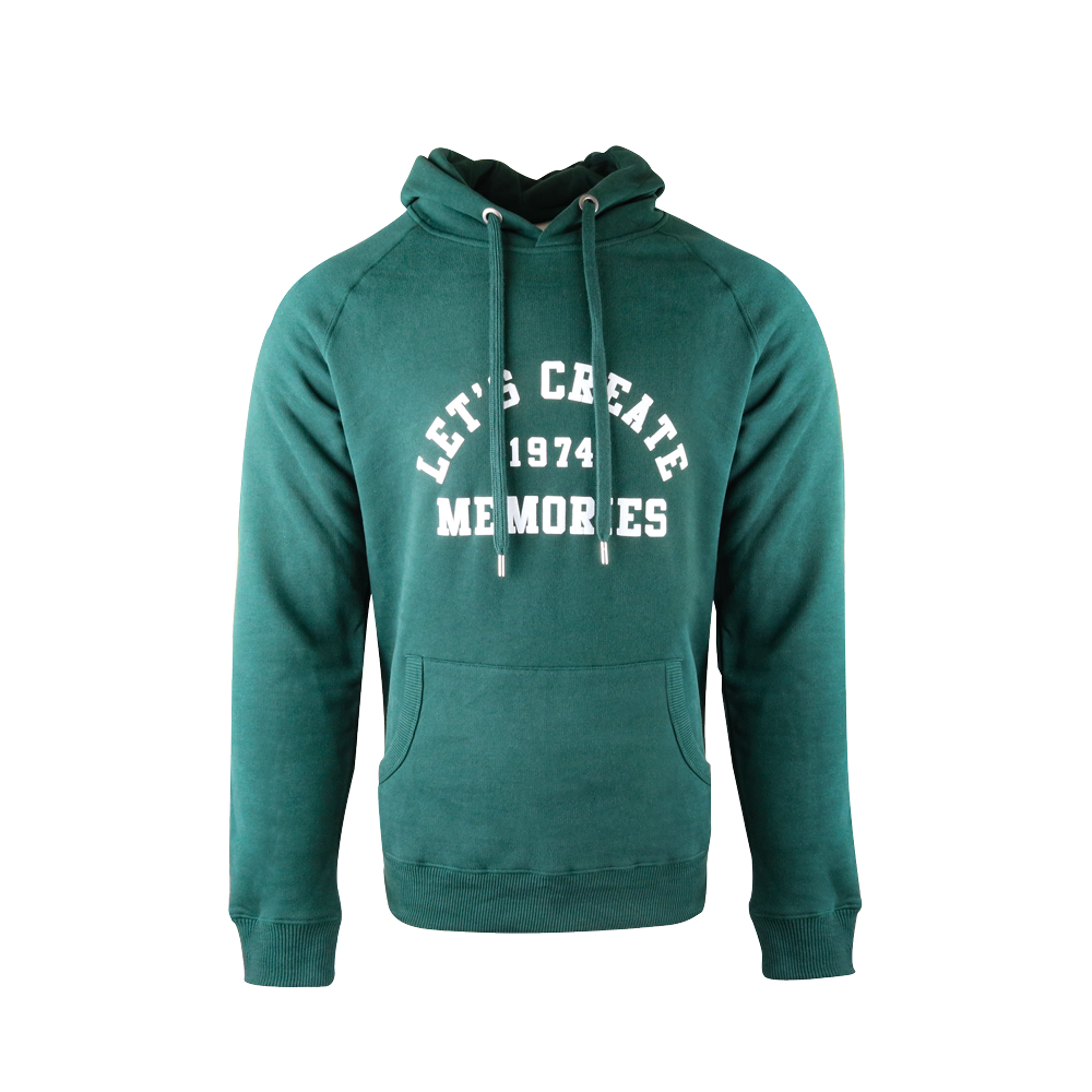 Big Green Egg Hoodie - Lets create - Grün