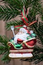 Vorschaubild Big Green Egg Christbaumkugel Weihnachtsmann