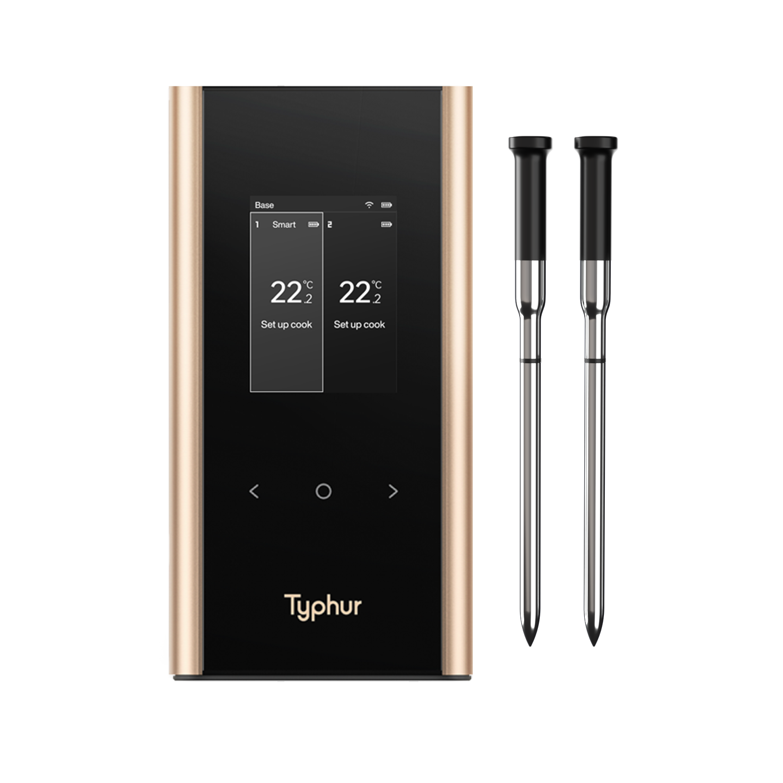 Typhur Grillthermometer SYNC Gold Dual Geschenkset - 2 Thermometer 