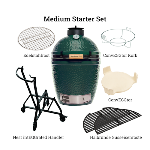 Big Green Egg Kamado MEDIUM Starterset