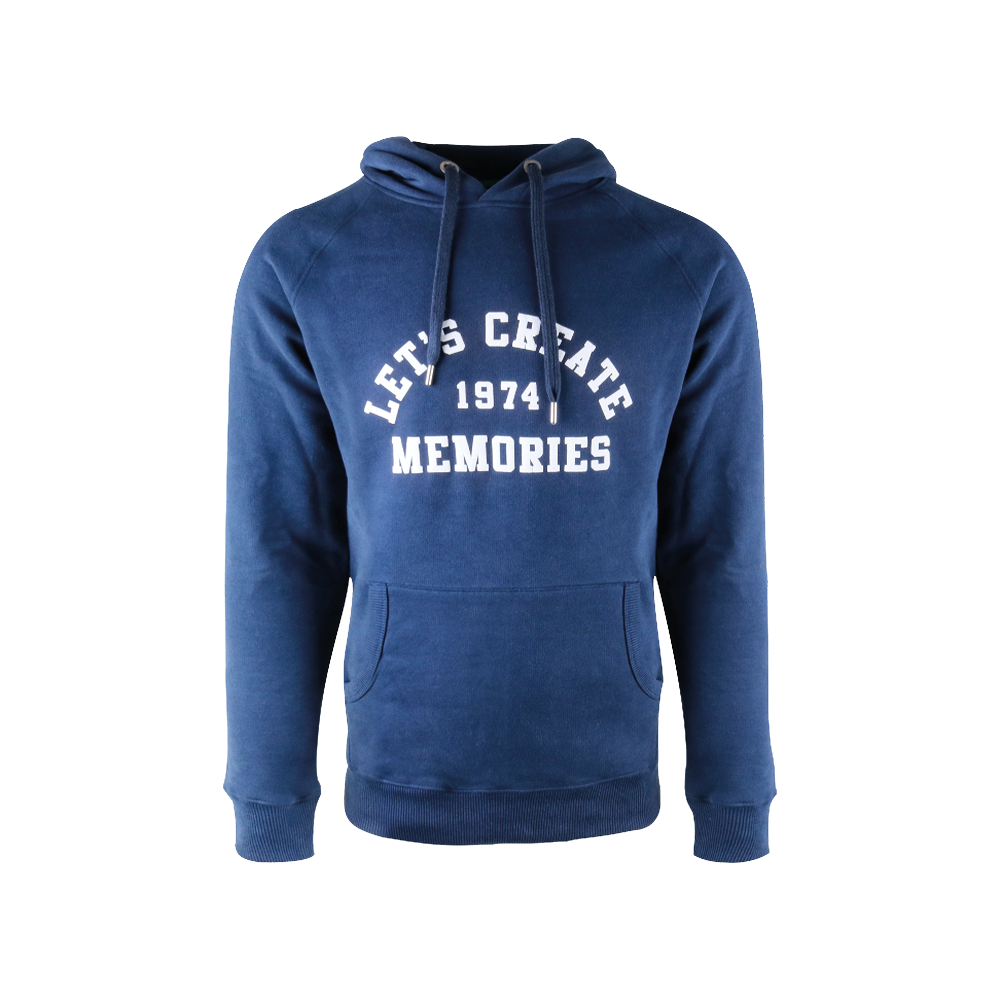 Big Green Egg Hoodie - Lets create - Blau