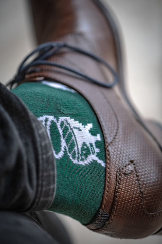 Big Green Egg Socken - Egg - Grün