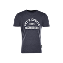 Vorschaubild Big Green Egg T-Shirt - Lets create - Blau/Weis