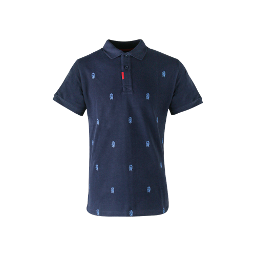 Big Green Egg Golf Poloshirt - Männer - Blau