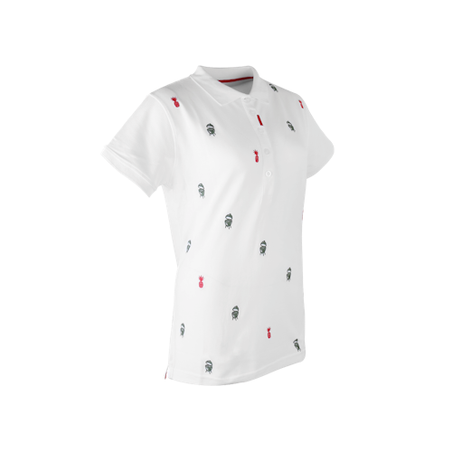 Big Green Egg Golf Poloshirt - Männer - Weis