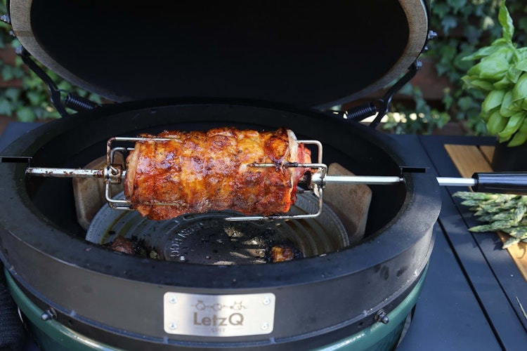 Big Green Egg Rotisserie LetzQ für das Big Green Egg XL