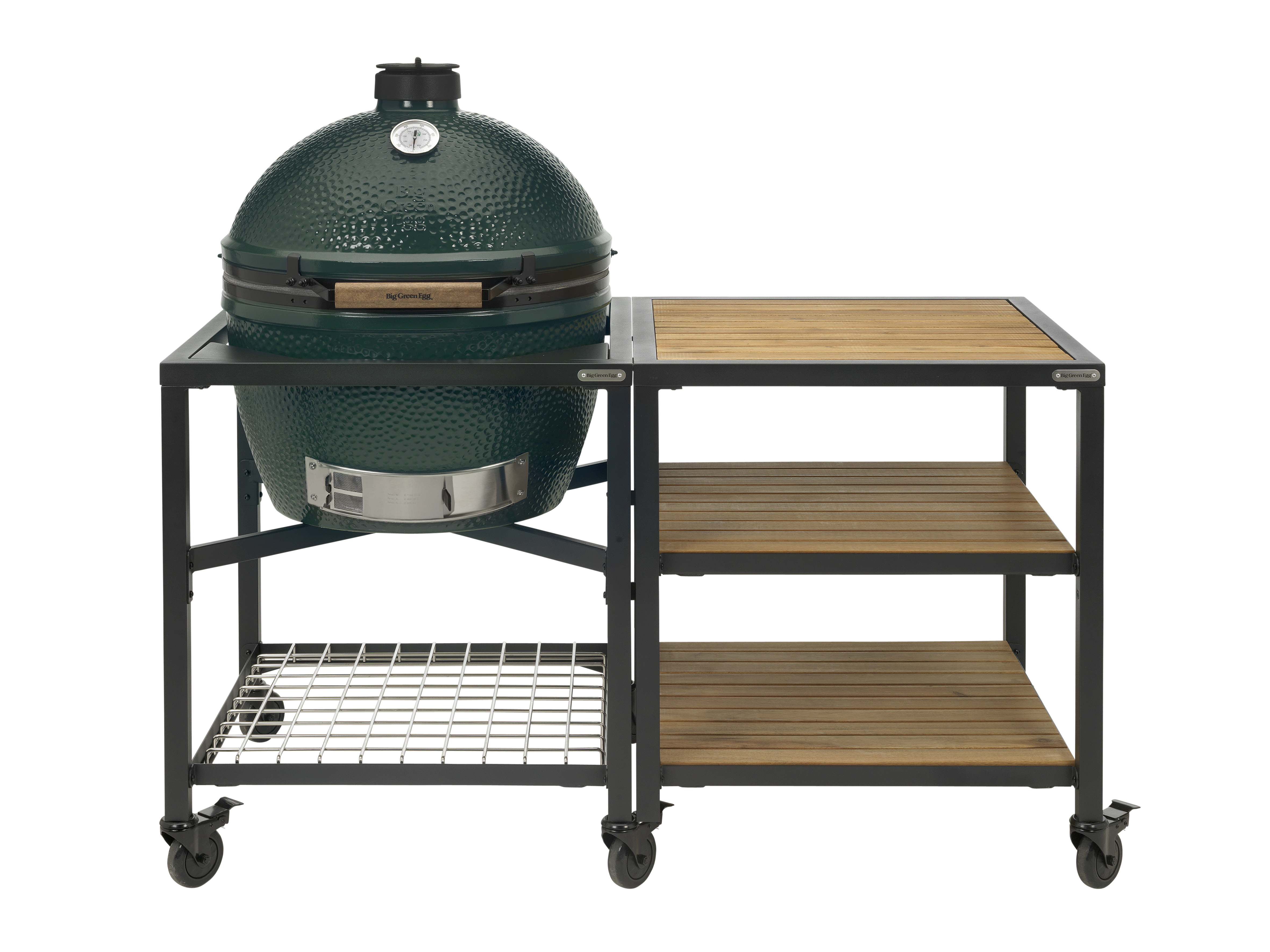 Big Green Egg Modulare Außenküche XLARGE mit Erweiterungstisch
