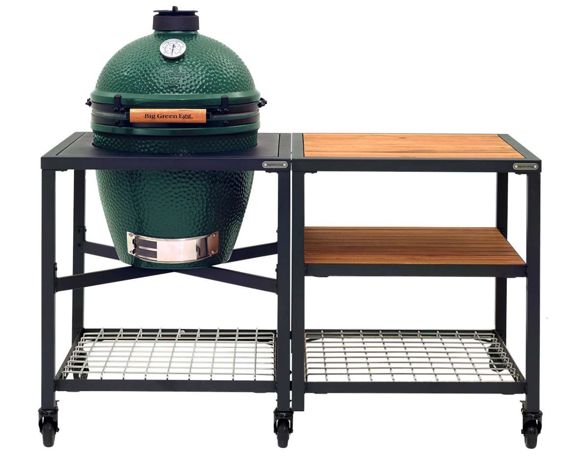 Big Green Egg Outdoorküche mit offener Erweiterung (ohne EGG)