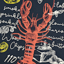 Vorschaubild Big Green Egg Oversized Sweater -  Lobster Lover - Blau